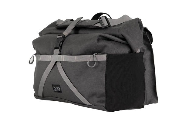 Borough Roll Top Bag Large in Dark Grey